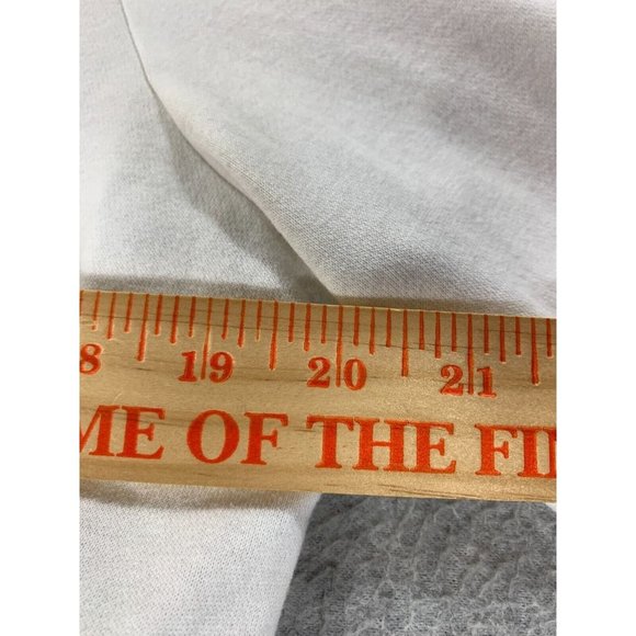 Nike‎ Just Do It Blue Label Cowl Neck Hoodie Sweatshirt (Women's Large) White - Picture 9 of 13